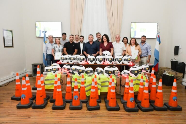 Colón recibió equipamiento para fortalecer los controles y la prevención en seguridad vial