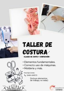 TALLER TEXTIL MUNICIPAL – INSCRIPCIONES ABIERTAS…