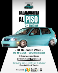 Llega la 3° edición de Calamuchita al Piso