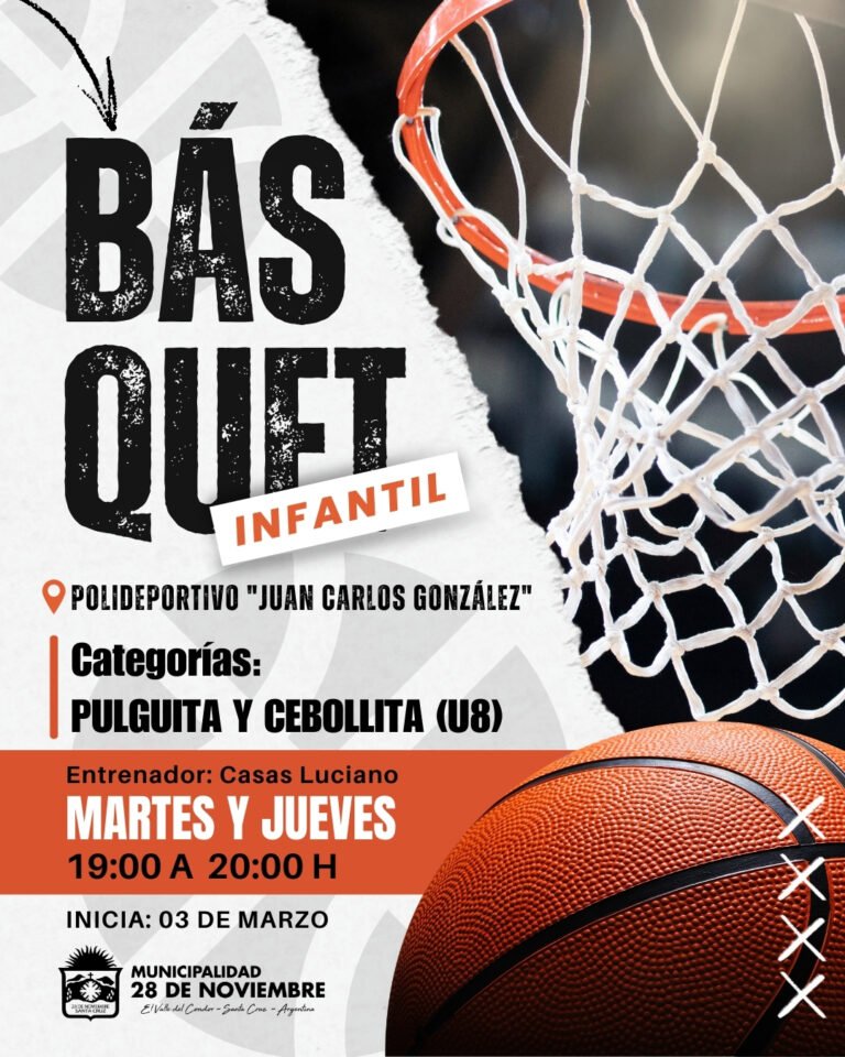 ¡BÁSQUET INFANTIL!…