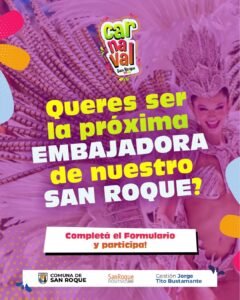 ¡Convocatoria abierta! Sé la Embajadora de los Carnavales 2026…