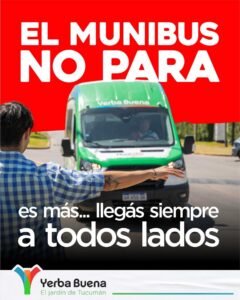 ¡EL MUNIBUS NO PARA!…