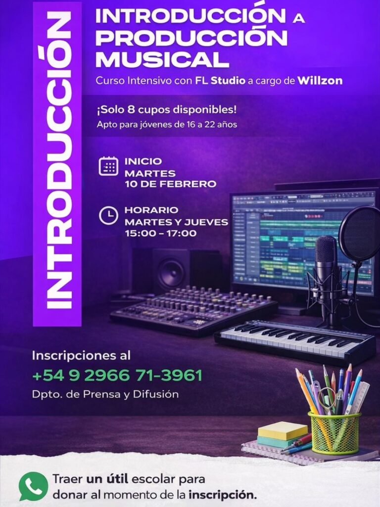 ¡INTRODUCCIÓN A LA PRODUCCIÓN MUSICAL!…