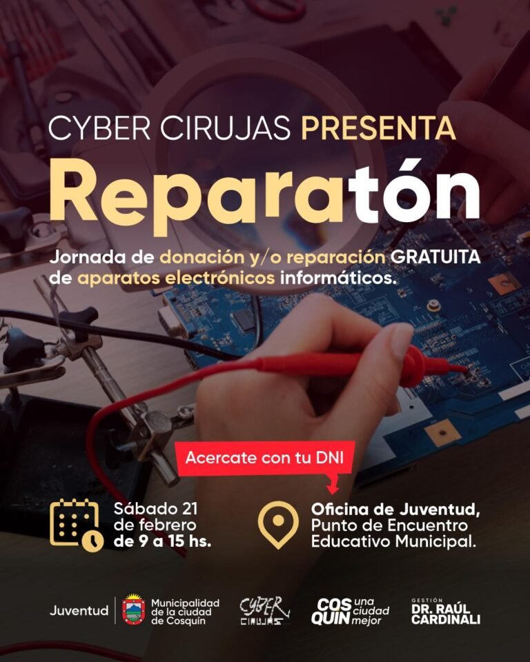 ¡Reparatón Cosquín!…