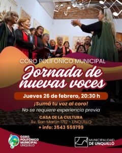 ¡SUMATE AL CORO!…