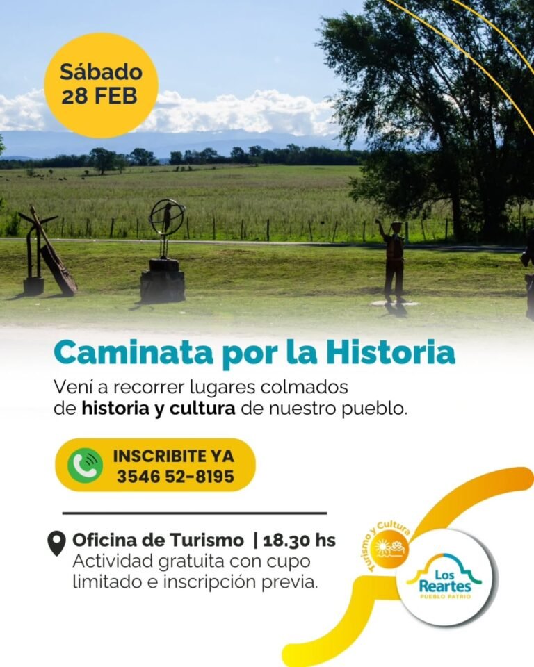 ¡Sumate a la última Caminata por la historia del verano!. Éste sábado 28 de febrero a las 18.30 hs…