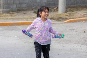 ¡Vení a disfrutar el Carnaval en chacra II!  Con mucha espuma, alegría y color…