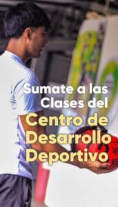 ¡Vení a hacer ejercicio al Centro de Desarrollo Deportivo!…