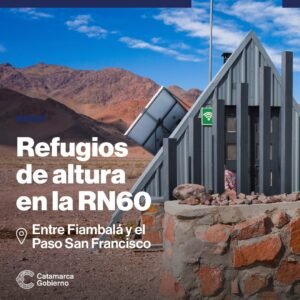 ¿Sabías que la RN 60 cuenta con refugios?…