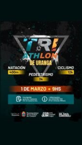 ¿Ya te anotaste en el Triathlon de Uranga?…