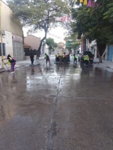 INTENSO TRABAJO DE LIMPIEZA LUEGO DEL SÁBADO DE CORSOS…