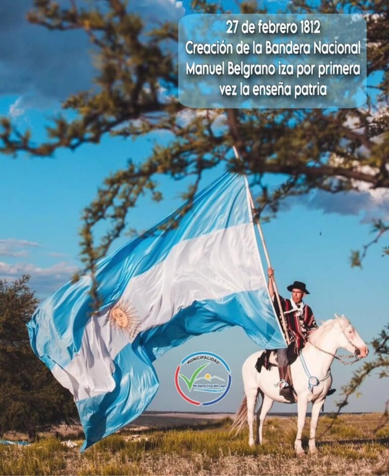 El 27 de febrero en Argentina se conmemora la Creación de la Bandera Nacional, fecha en que Manuel Belgrano izó por primera vez la enseña pa…