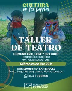 TALLER DE TEATRO COMUNITARIO…