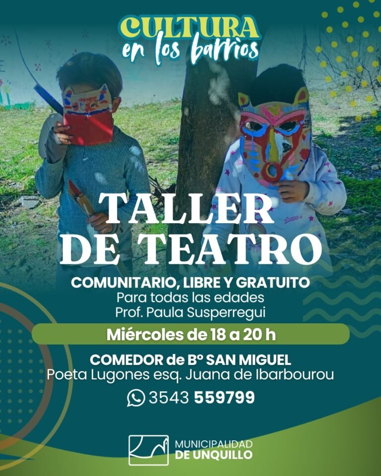 TALLER DE TEATRO COMUNITARIO…