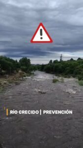 Atención ante crecidas del río…