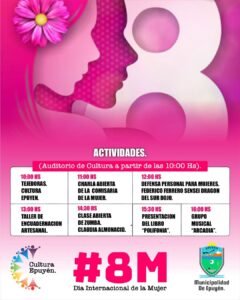 8 MARZO – DÍA INTERNACIONAL DE LA MUJER…