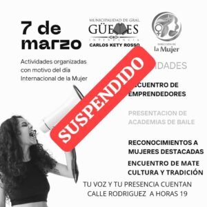 ACTIVIDAD SUSPENDIDA…
