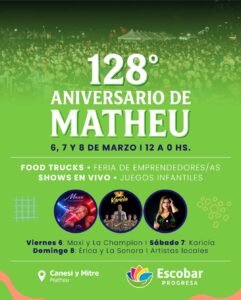 128º ANIVERSARIO DE MATHEU…