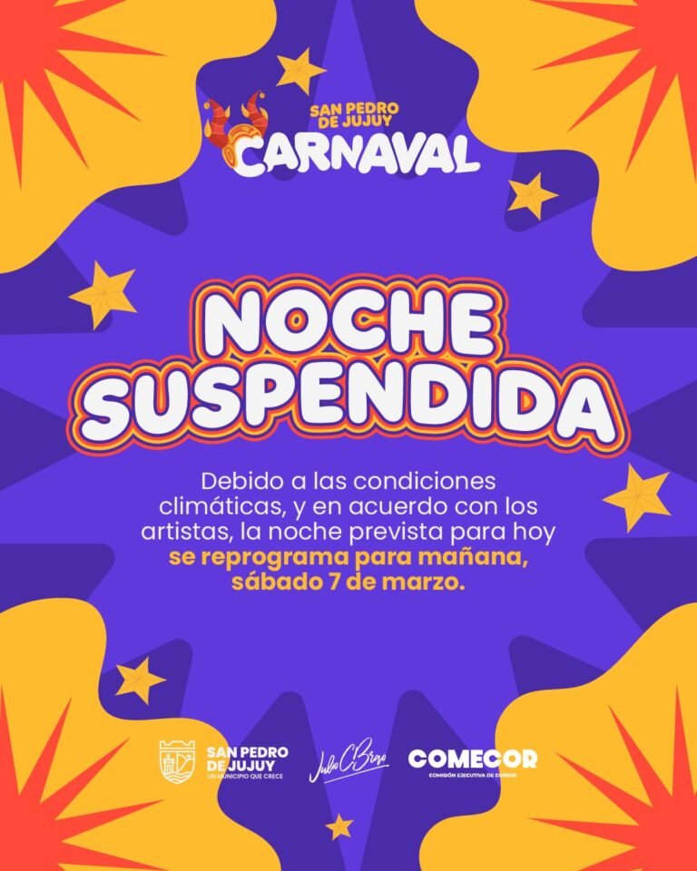 NOCHE DE CORSOS REPROGRAMADA…