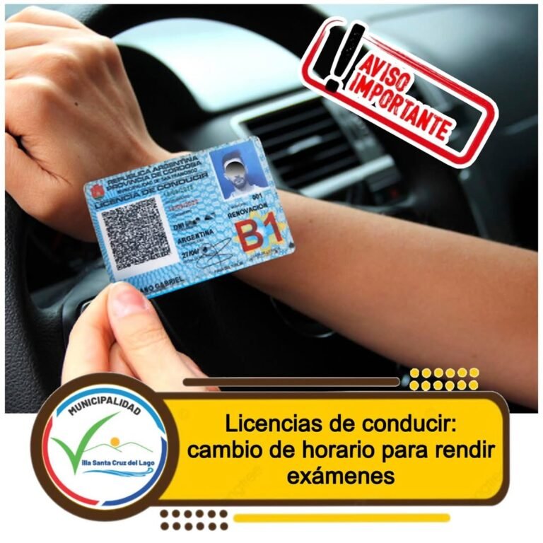 Informamos que, hasta nuevo aviso, los exámenes para la obtención de licencias de conducir se realizarán todos los jueves de 15:00 a 19:00 h…