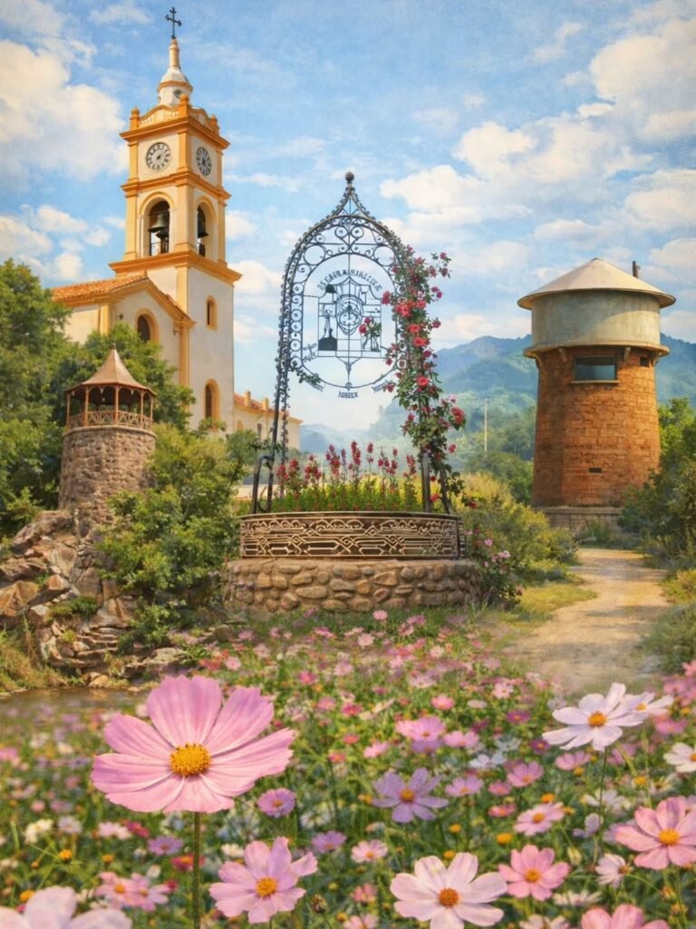 Villa Giardino está lleno de lugares que nos traen recuerdos.  Se viene el otoño y con el se llena el paisaje de cosmos, nuestra flor ….