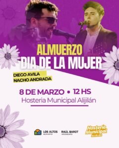 Almuerzo Día de la Mujer en la Hostería Municipal de Alijilán…