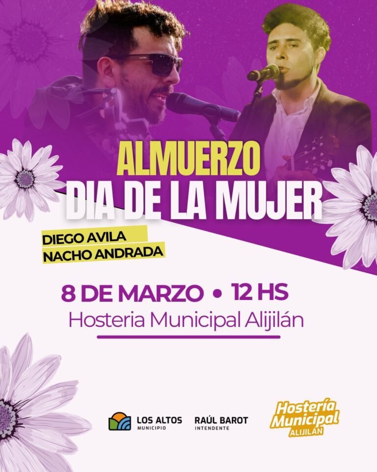 Almuerzo Día de la Mujer en la Hostería Municipal de Alijilán…