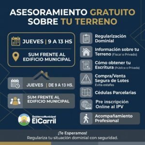 ASESORAMIENTO GRATUITO SOBRE TU TERRENO…