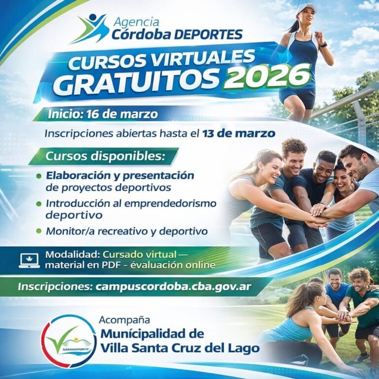 Cursos virtuales gratuitos en deporte…