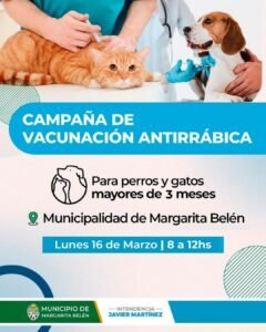 CAMAPAÑA DE VACUNACIÓN ANTIRRÁBICA…
