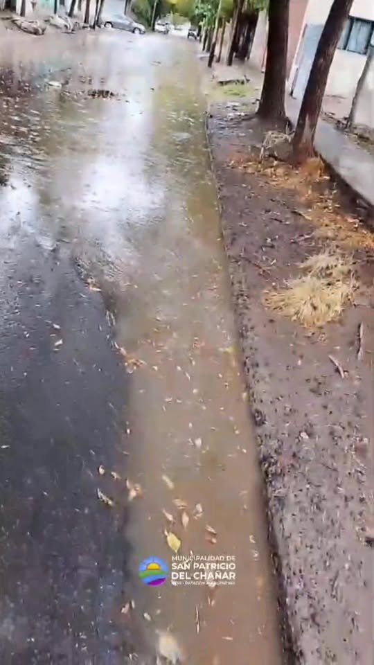 El personal de servicios públicos se encuentra limpiando los desagües pluviales…