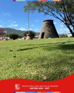 Se realizó el corte de pasto en distintos puntos de la localidad…