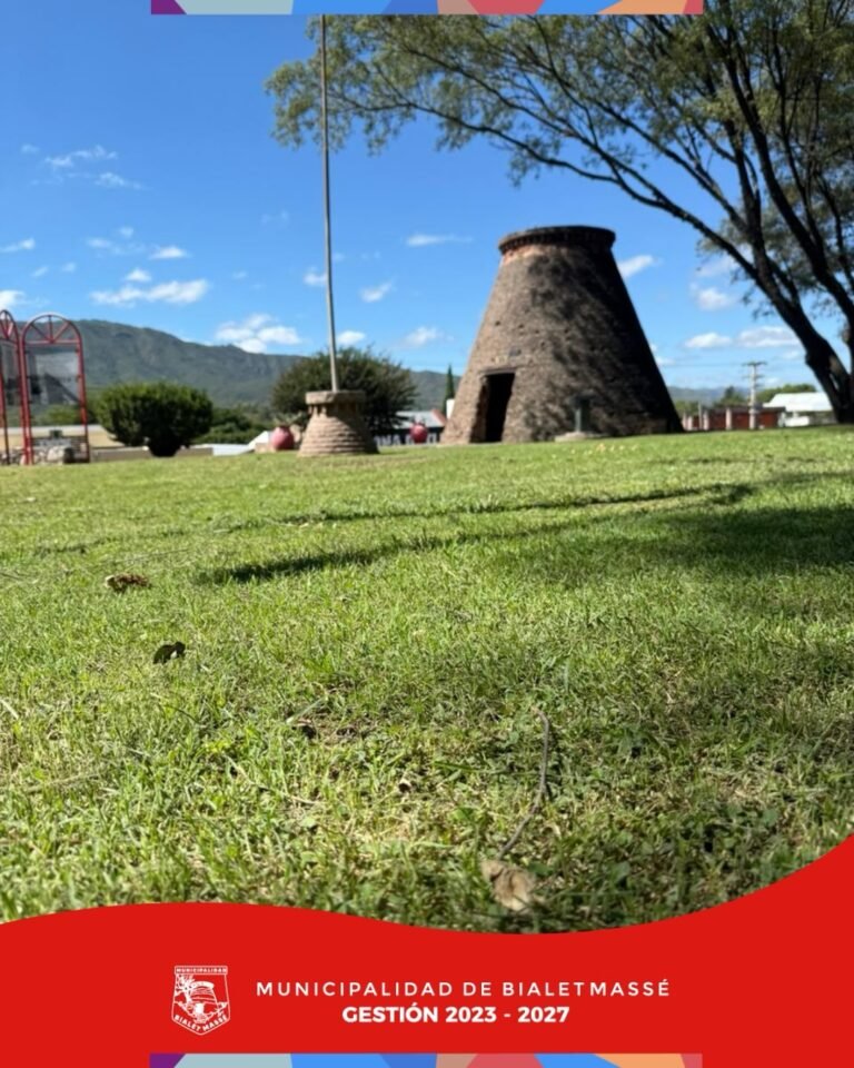 Se realizó el corte de pasto en distintos puntos de la localidad…