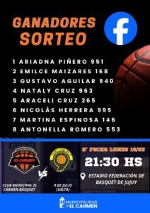 Ganadores del Sorteo de Entradas…