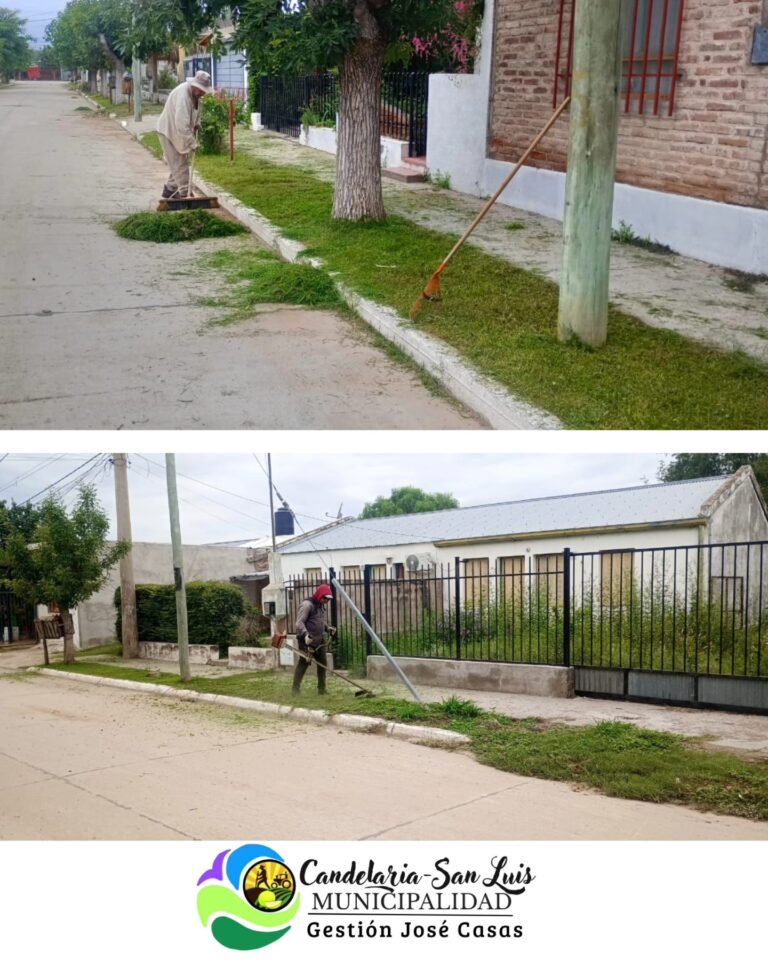 Personal municipal realiza tareas de recolección en diferentes partes de nuestra localidad y tareas de Corte de pasto y limpieza en el Barr…