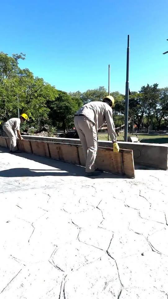 Avanzamos en la obra de refacción del Parque Urbano 2 de Febrero…