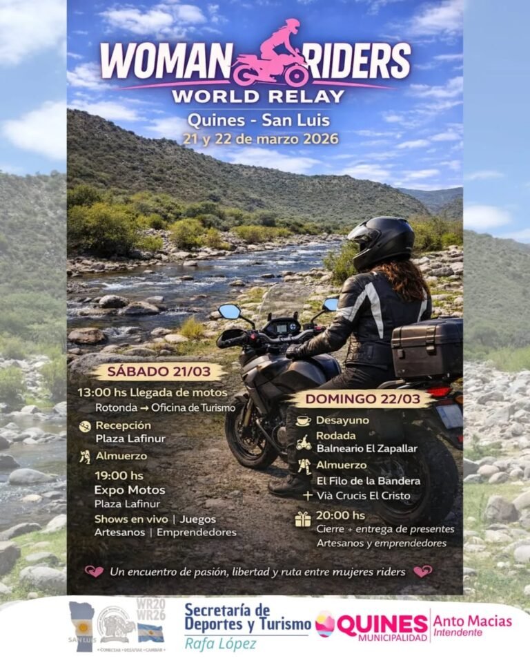 Quines será sede de un gran encuentro de mujeres riders…