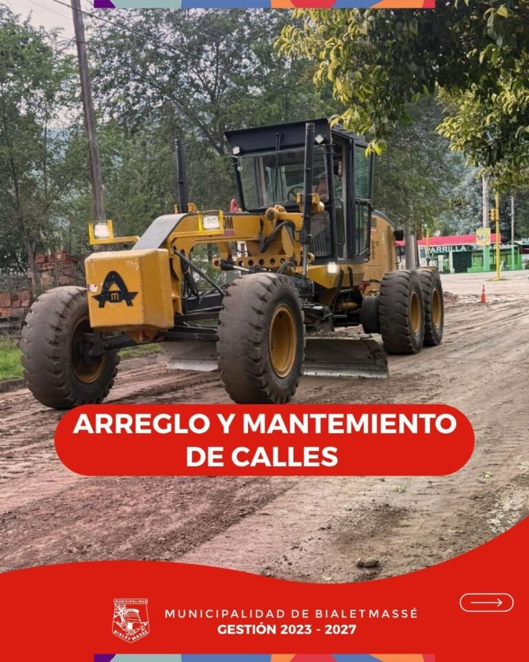 Trabajo de mantenimiento de calles…