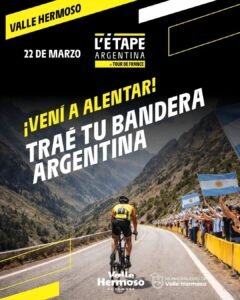 Vení a alentar a los corredores de L’étape Argentina By Tour de France…