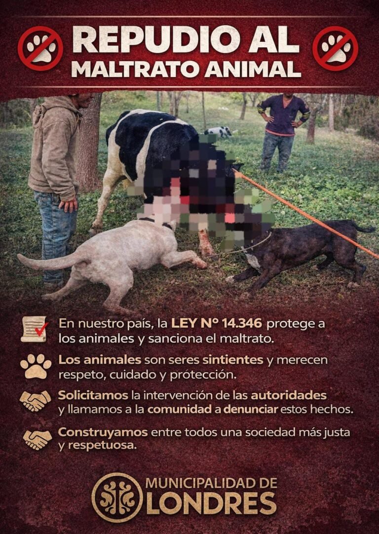 REPUDIO AL MALTRATO ANIMAL…