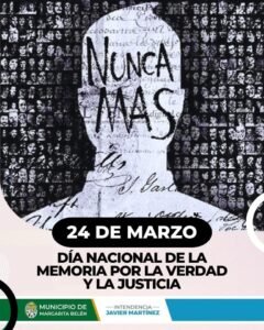 DÍA NACIONAL DE LA MEMORIA POR LA VERDAD Y LA JUSTICIA…