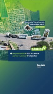 Centro de Transferencia de Residuos Móvil en tu barrio…