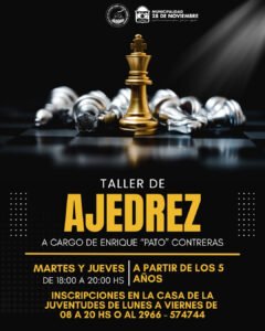 TALLER DE AJEDREZ…