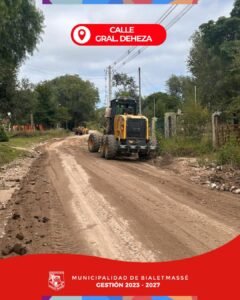 Seguimos trabajando en diferentes puntos de nuestra localidad….