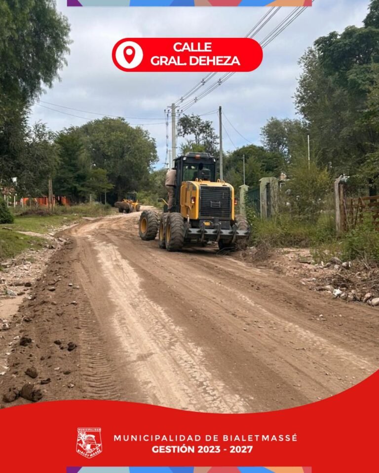 Seguimos trabajando en diferentes puntos de nuestra localidad….