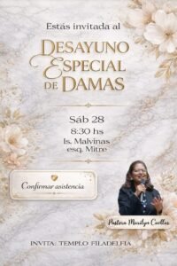 Desayuno Especial de Damas…