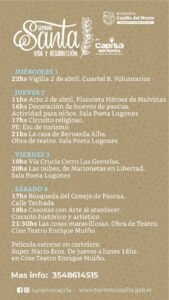 Semana Santa en Capilla del Monte…