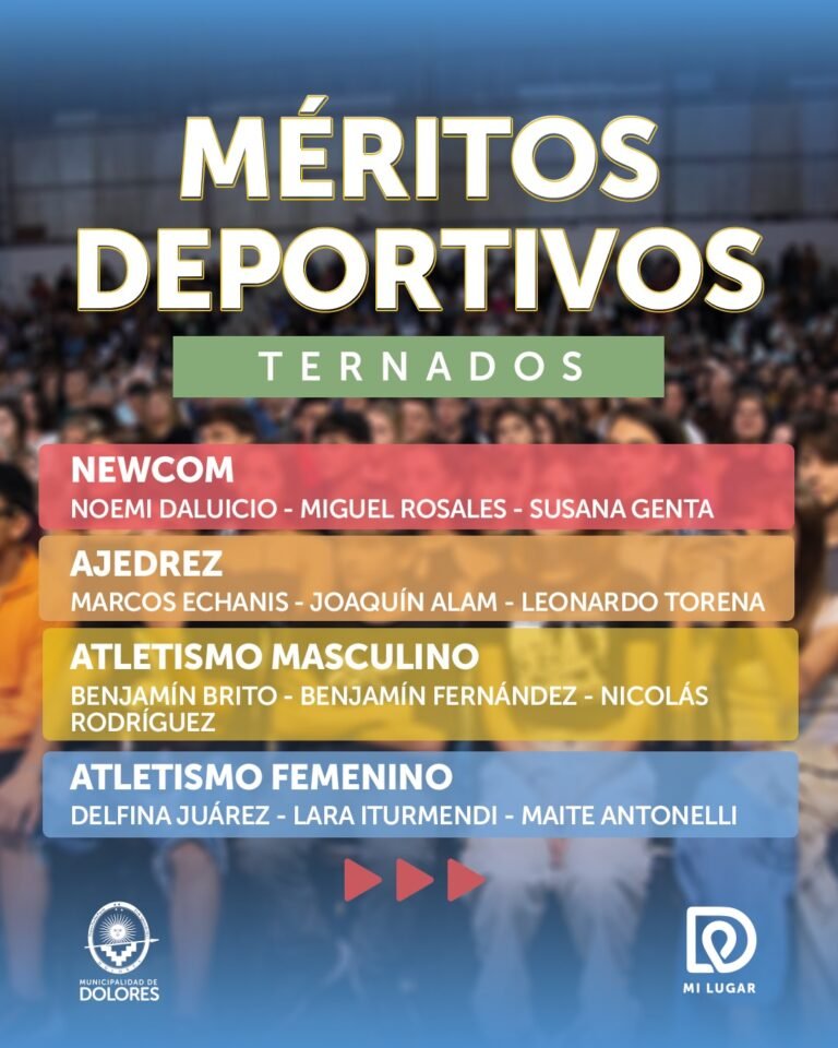 MERITOS DEPORTIVOS 2026…