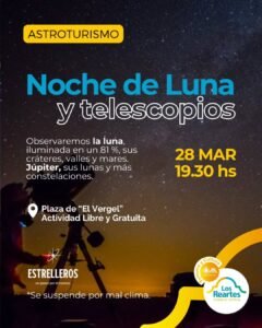 ASTROTURISMO EN LOS REARTES…