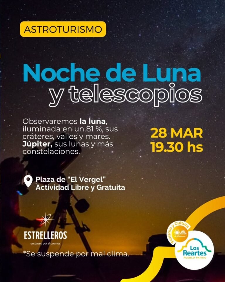 ASTROTURISMO EN LOS REARTES…